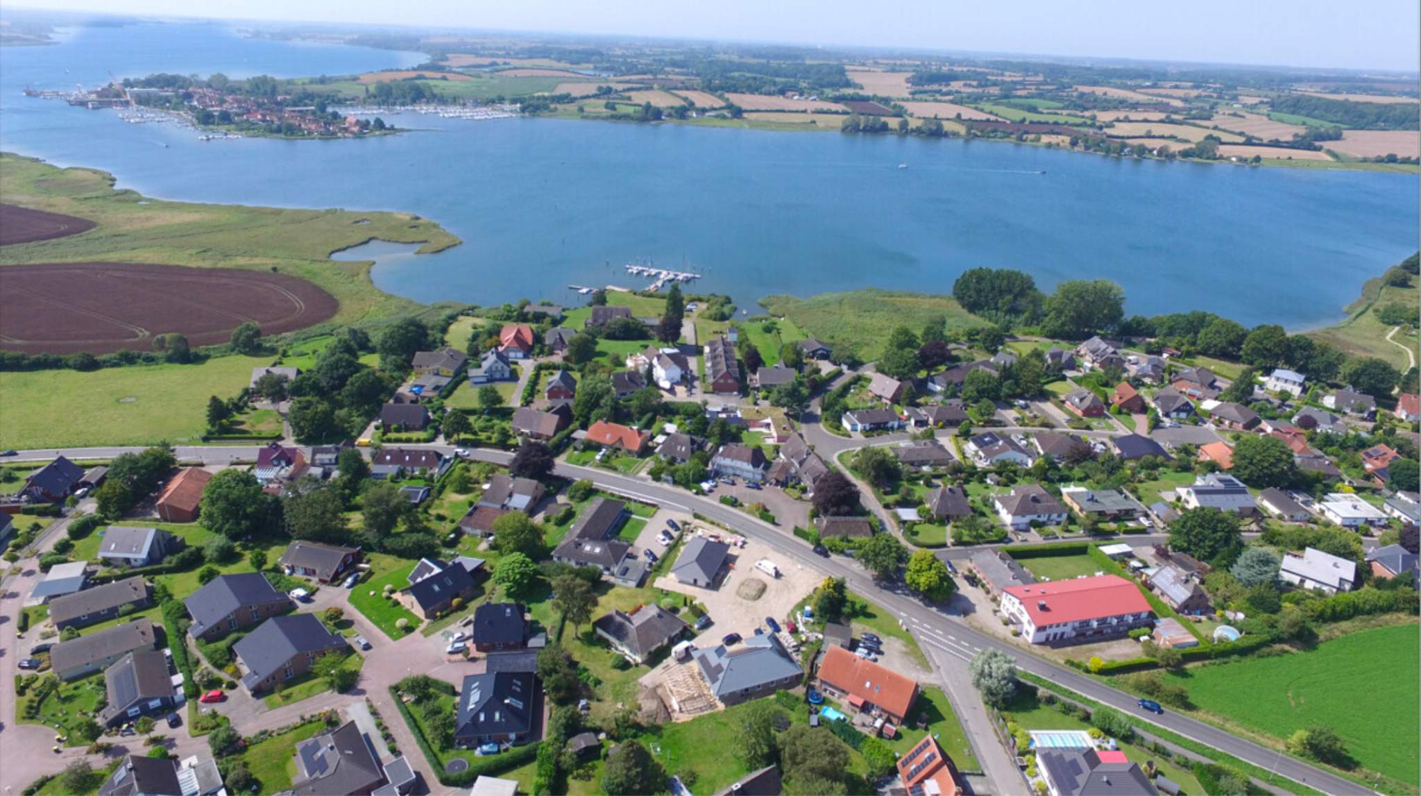 Luftaufnahme Kopperby an der Schlei