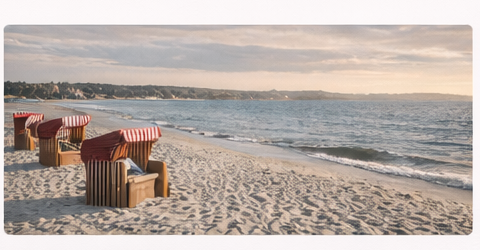 Strandkörbe am Schönhagener Strand
